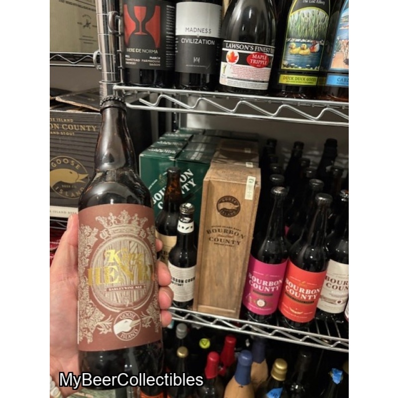 Goose Island King Henry (2011) - Aged in Pappy Van Winkle 23 Barrels that previously held 2010 Bourbon County Rare
