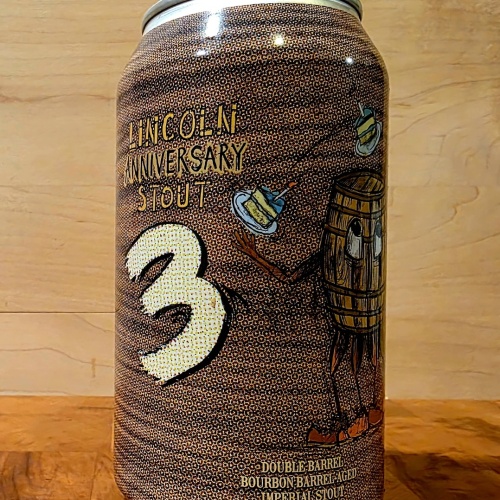 Hop Butcher Lincoln Anniversary Stout III *Double Barrel Bourbon Barrel-Aged Imperial Stout*
