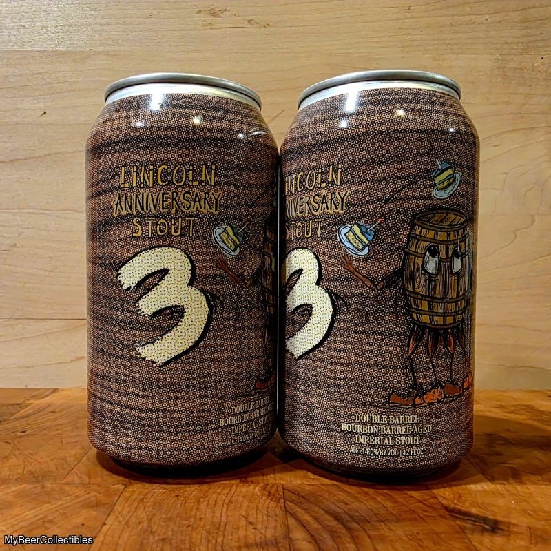 Hop Butcher Lincoln Anniversary Stout III 2-pack *Double Barrel Bourbon Barrel-Aged Imperial Stout*