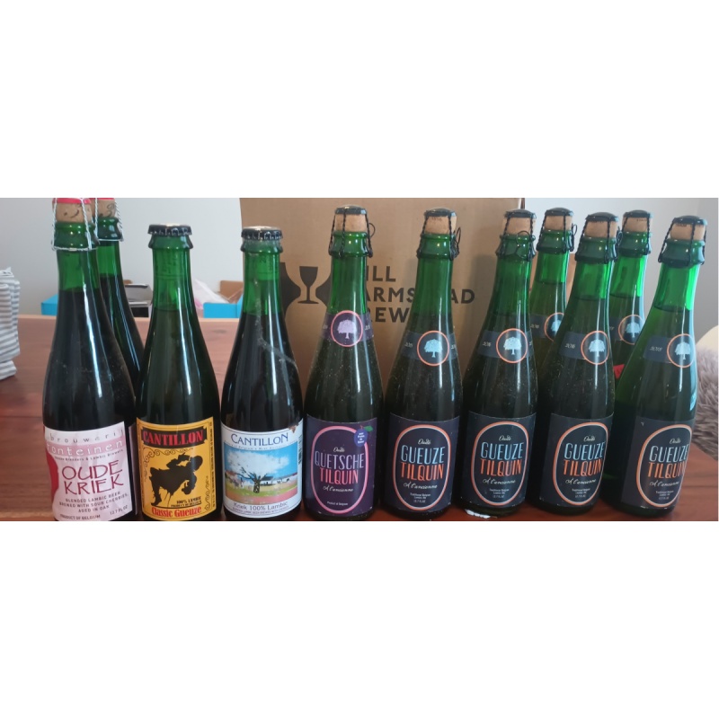 Bulk Lambic package 375ml Cantillon, 3F, Tilquin $3/btl