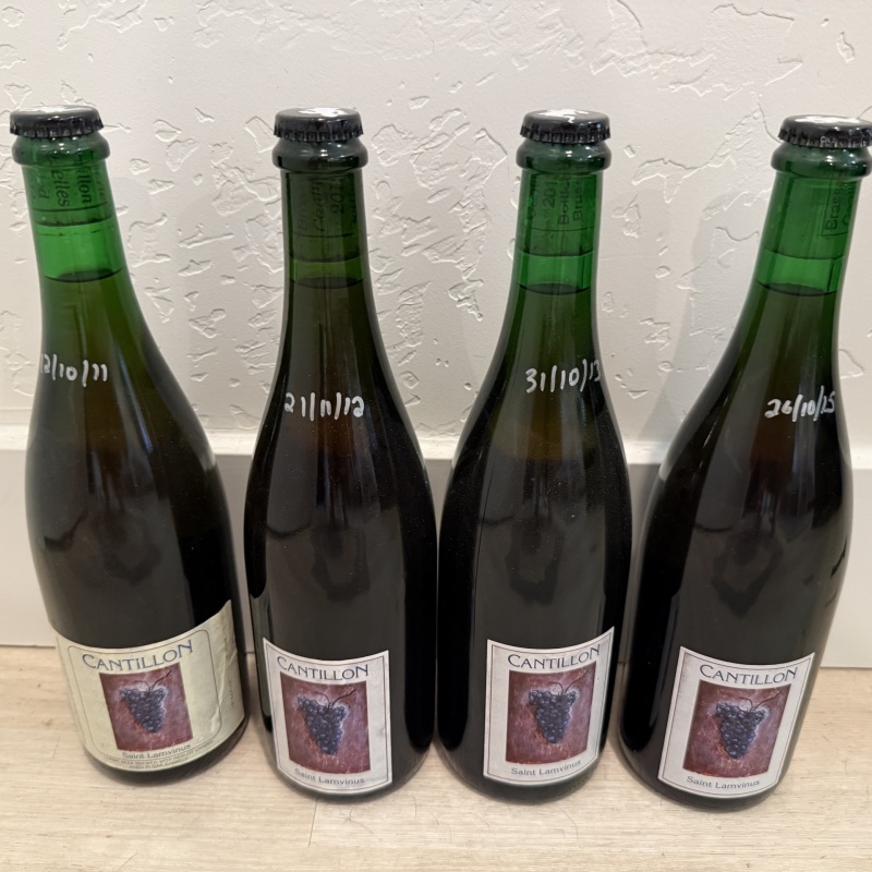 Vertical Cantillon St Lamvinus, 4 bottles