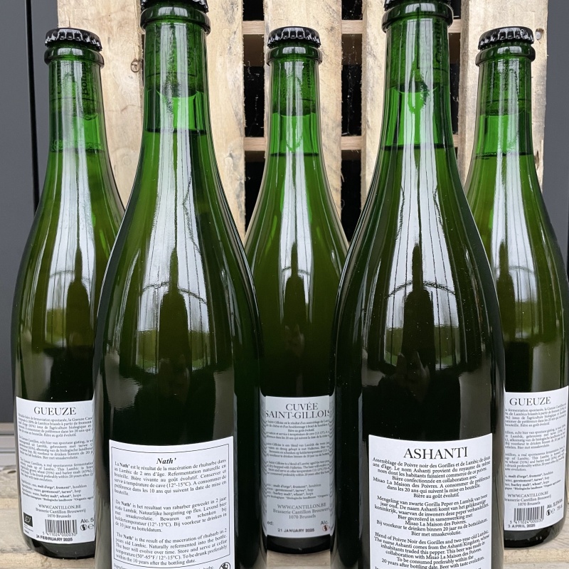 Cantillon Ashanti + Nath + Saint-Gilloise + Geuze + Geuze