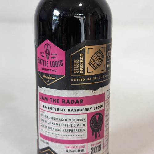 Bottle Logic 2019 Jam the Radar Raspberry Stout 1 Bottle