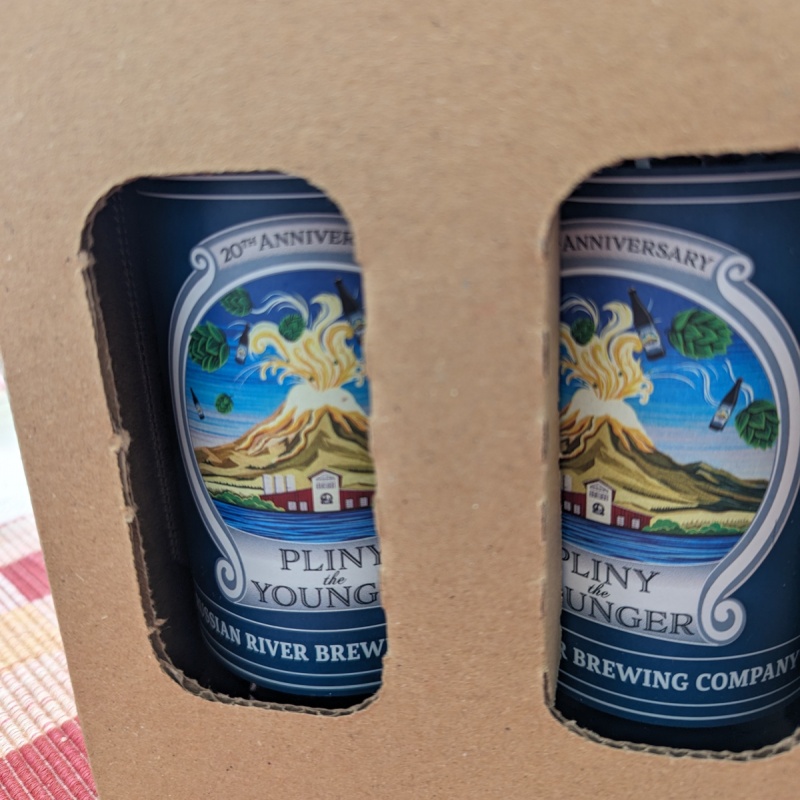 PLINY THE YOUNGER 3-PACK PACKAGING Triple IPA Russian River Brewing Co.