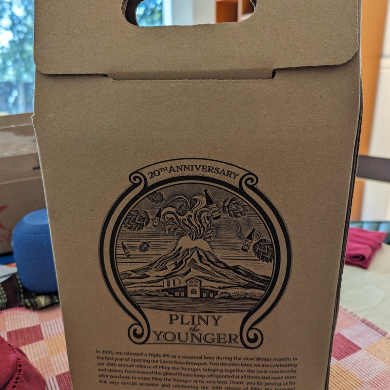 PLINY THE YOUNGER 3-PACK PACKAGING Triple IPA Russian River Brewing Co.