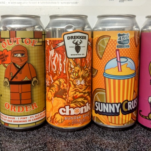 Five Smoothie Sour Beers (all rated 4.25 or higher)