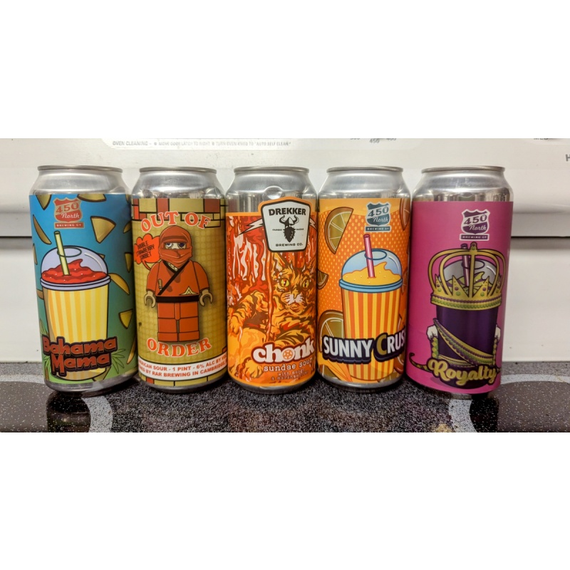 Five Smoothie Sour Beers (all rated 4.25 or higher)