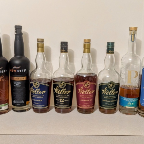 12 bourbon / rye samples!