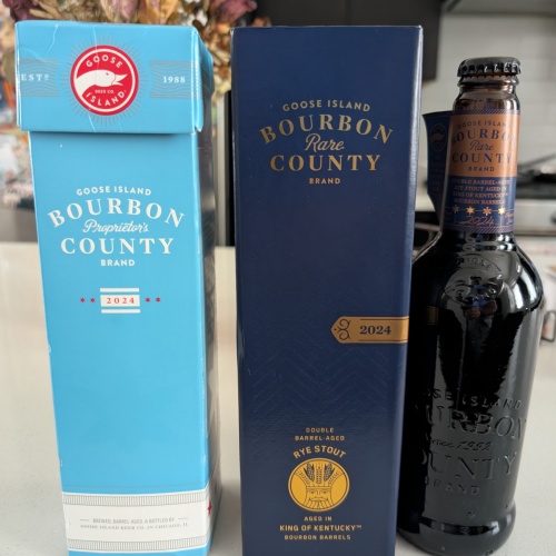 Bourbon County Brand Rare Stout and Proprietor's Barleywine