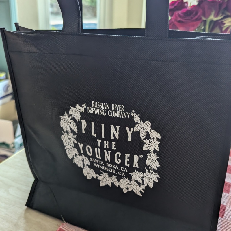 PLINY THE YOUNGER 2025 3-PACK Tote Triple IPA Russian River Brewing Co.