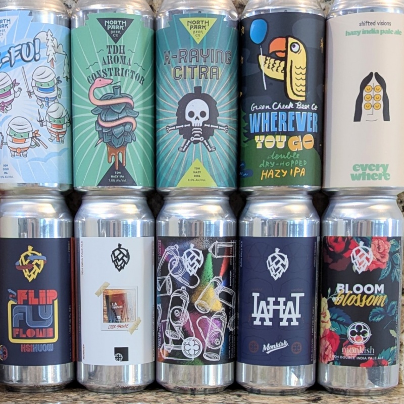 Socal Mixed 10 Pack (Monkish / Green Cheek / North Park)