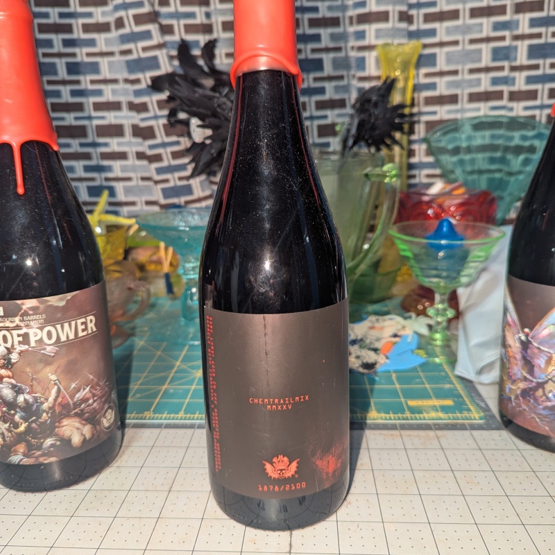 3 Floyds 2025 Chemtrailmix - Dark Lord aged in FFF Warspite Whiskey Barrels with Cinnamon and Pink Peppercorns