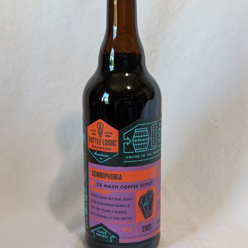 Bottle Logic Bottle Logic/Voodoo Somniphobia Stout 2021 13.50% ABV