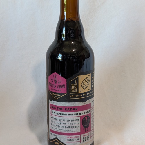 Bottle Logic 2019 Jam The Radar BA Imperial Raspberry Stout 14.00% ABV