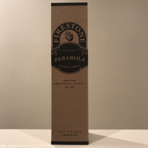 1 Bottle of Firestone Walker Parabola 2010 RESERVE SERIES Vintage Barrel Aged Imperial Stout