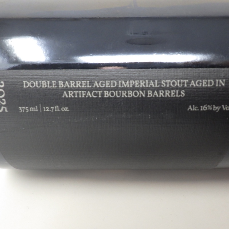 Side Project Double Barrel Derivation Artifact 2025 375ml Bottle Bourbon Barrel-Aged Stout