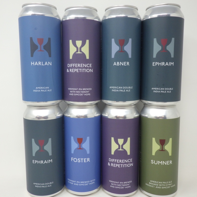 Hill Farmstead Brewery - Monthly IPA Mix 8-Pack - Edward Double Mosaic Citra Galaxy Motueka Mosaic Abner Harlan & More