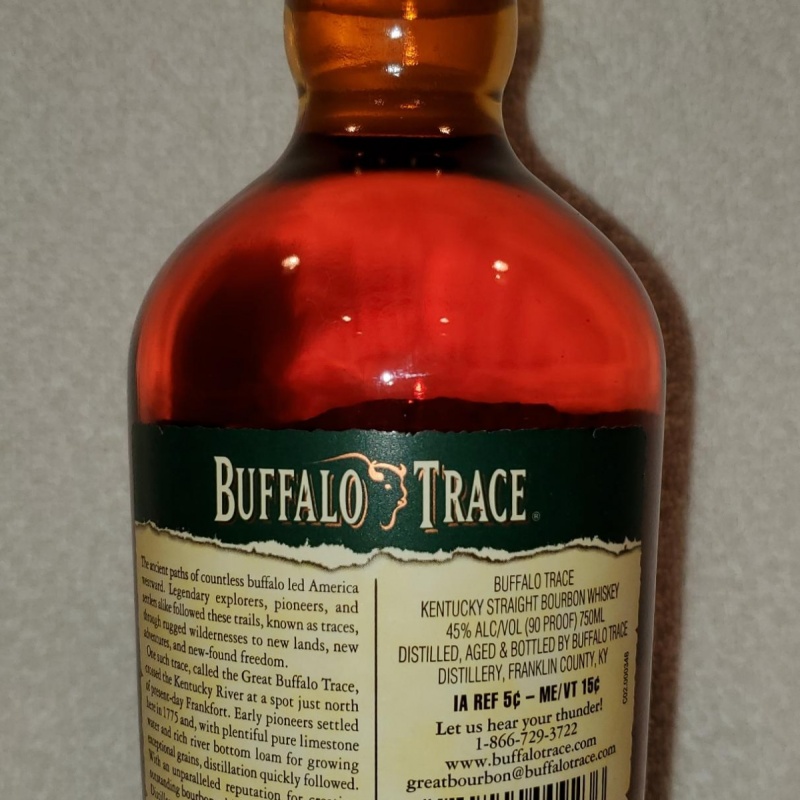 buffalo trace kentucky straight bourbon whisky