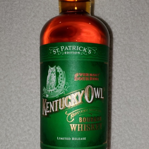 Kentucky owl st. Patricks edition bourbon whisky limited editon