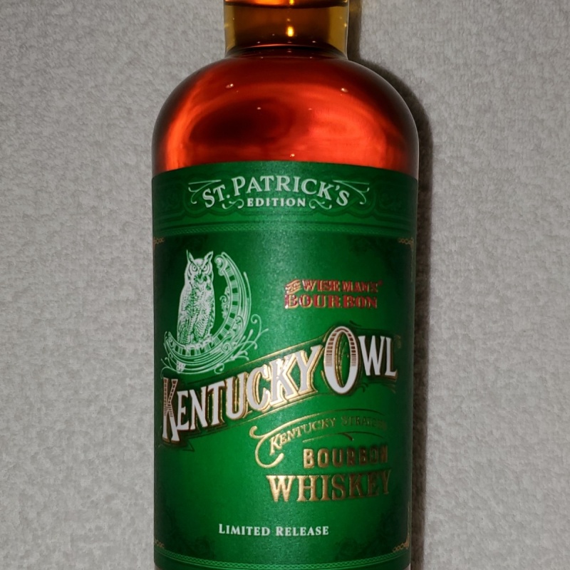 Kentucky owl st. Patricks edition bourbon whisky limited editon
