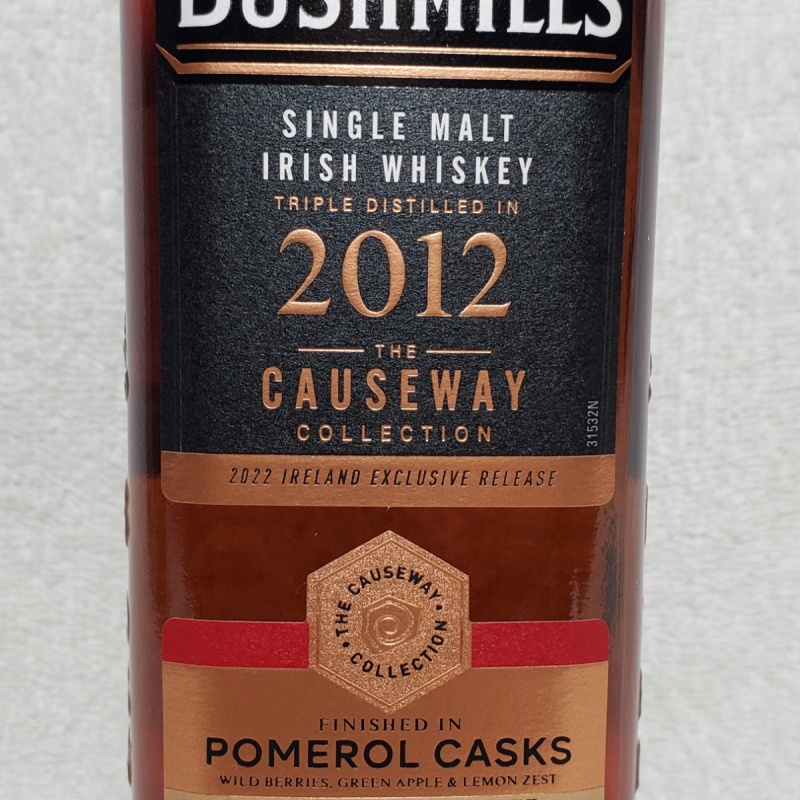 Bushmills 2012 causeway collection pomerol casks