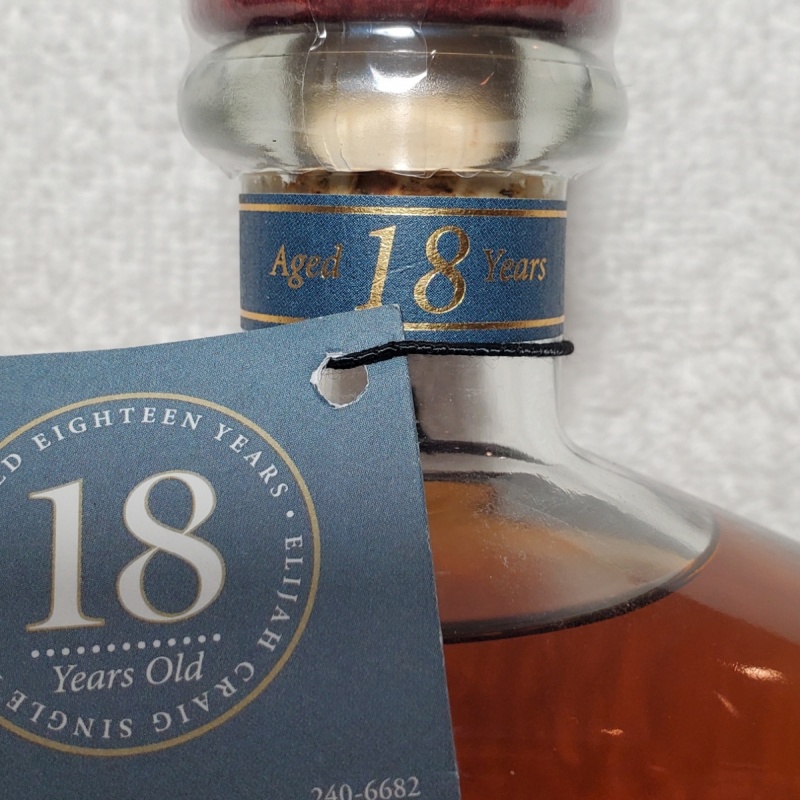 Elijah Craig 18 yr old single barrel