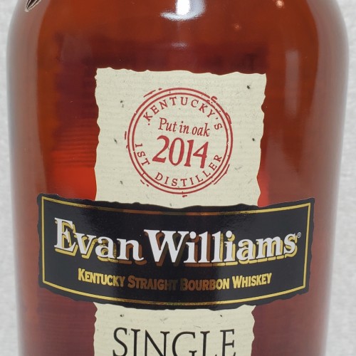 Evan Williams single barrel vintage 2014