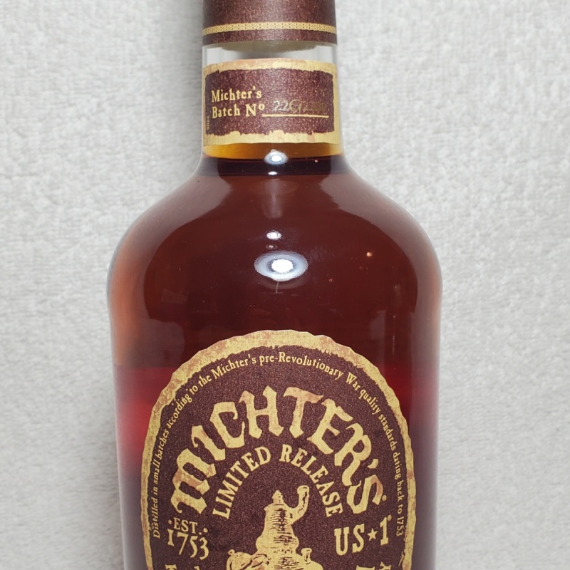 Michters toasted barrel sour mash