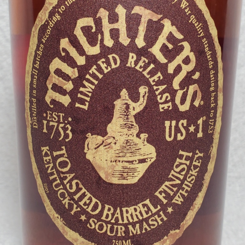 Michters toasted barrel sour mash