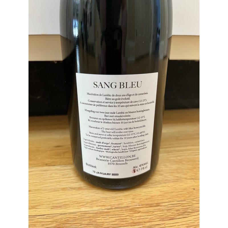 1 bottle (75cl) of CANTILLON SANG BLEU 2023