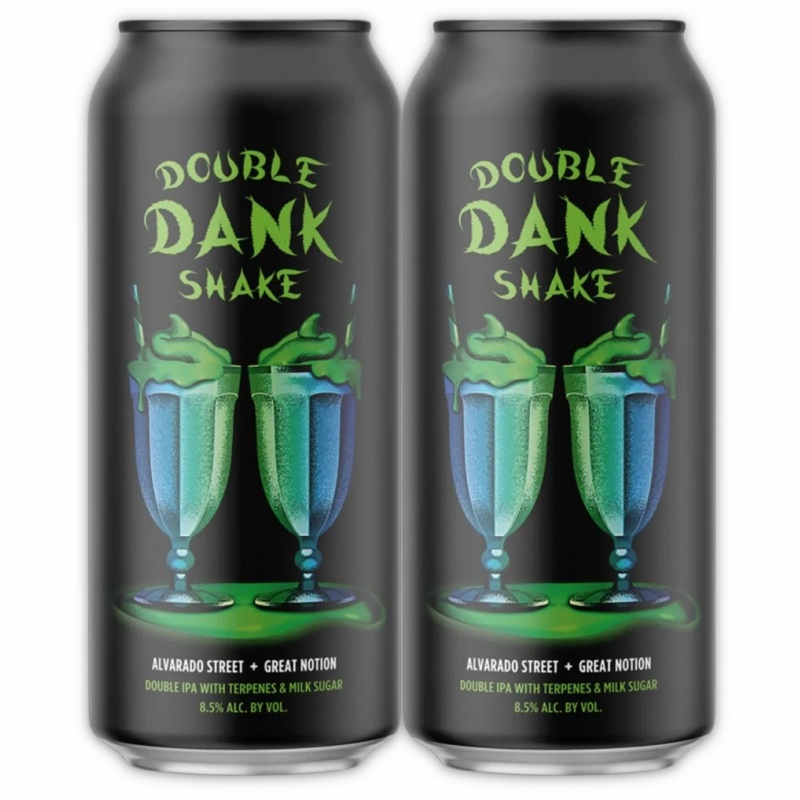 4 Cans of DOUBLE DANK SHAKE an ALVARADO STREET COLLAB w/ GREAT NOTION Hazy DIPA 4/04/26