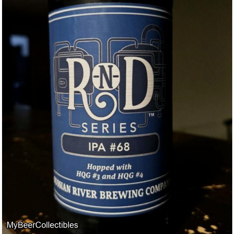 2 BOTTLES OF RUSSIAN RIVER - RND #68  with two new experimental hop varieties