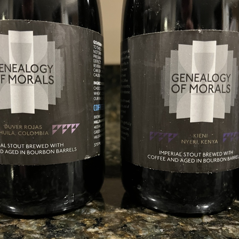 Hill Farmstead - Genealogy of Morals - Coffee Collective Vert 2016 / 2018 / 2019