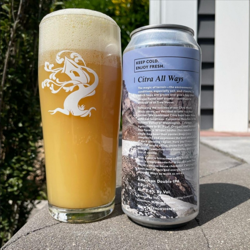 Tree House -- Citra All Ways DIPA -- Aug 21st