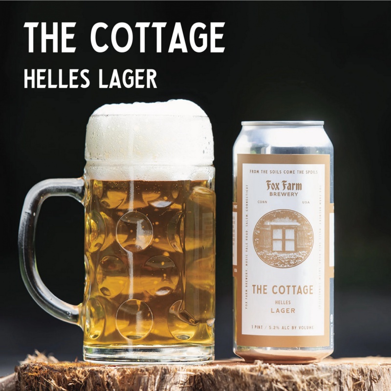 Fox Farm Brewery -- The Cottage: Helles -- Oct 9th