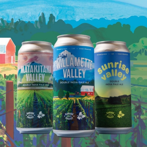 Trillium + Garage Project -- 3 PACK -- Willamette Valley / Sunrise Valley / Matakitaki Valley -- Sept 20