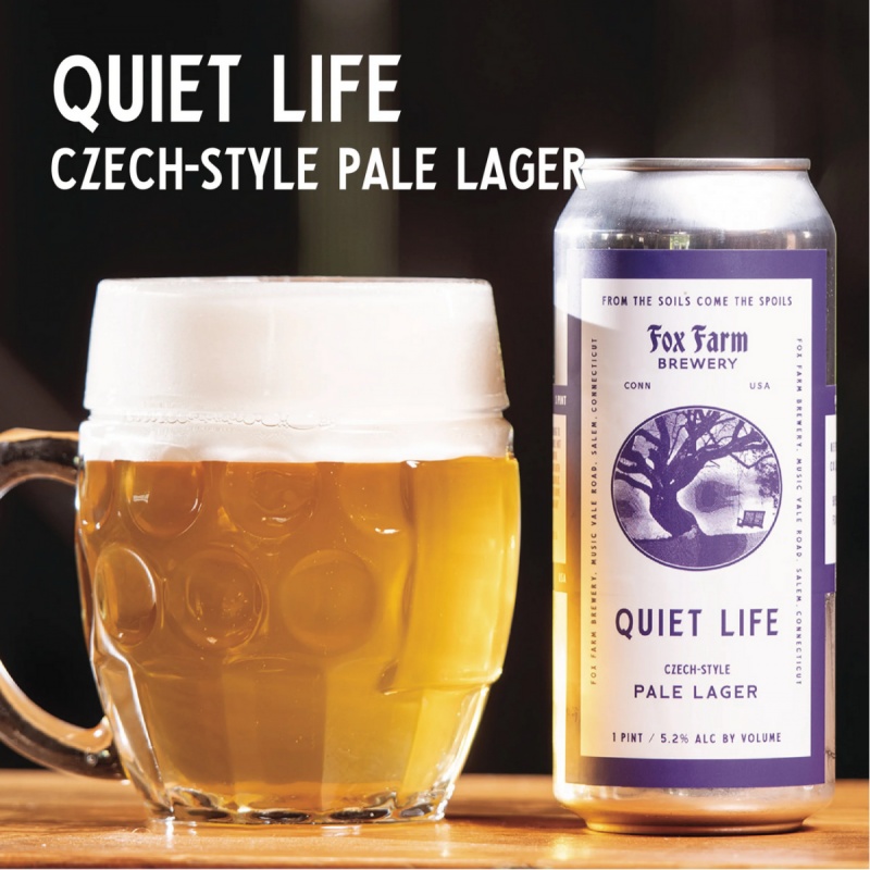 Fox Farm Brewery -- Quiet Life Czech Pilsner -- Sept 25th