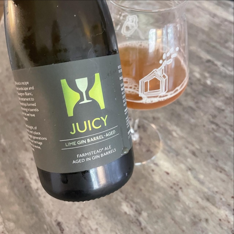 Hill Farmstead -- Juicy: Lime Gin Barrel (April 2025 Release)
