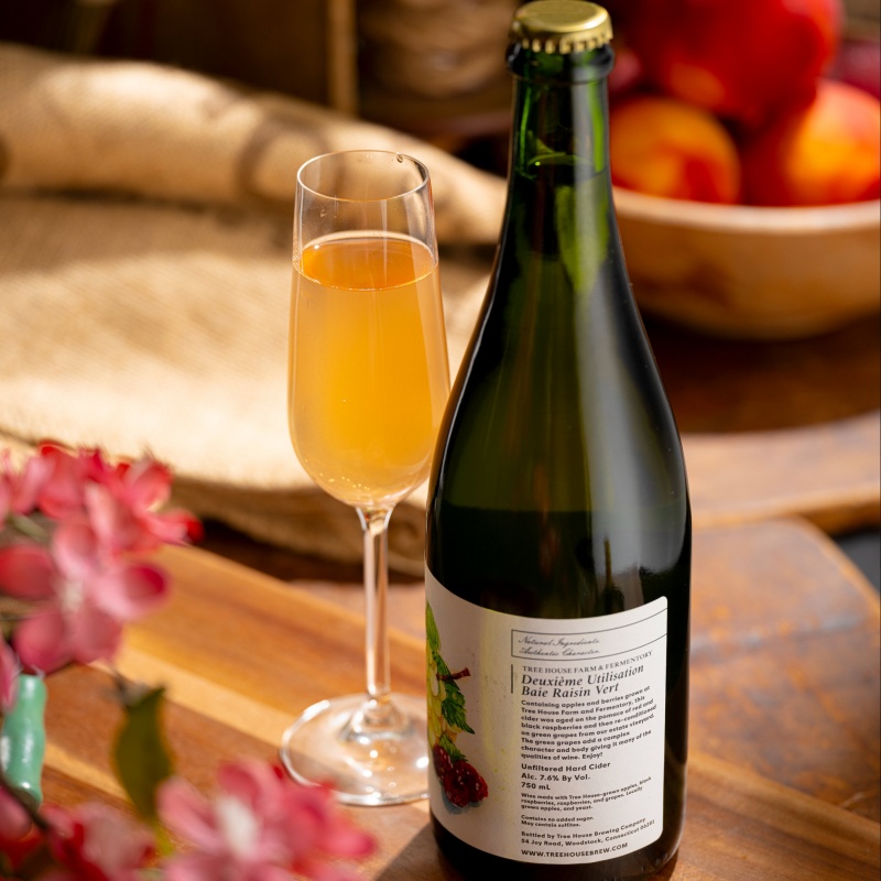 Tree House Farm & Fermentory -- Deuxieme Utilisation Baie Raisin Vert (Hard Cider w. Berries) -- Fall 2025