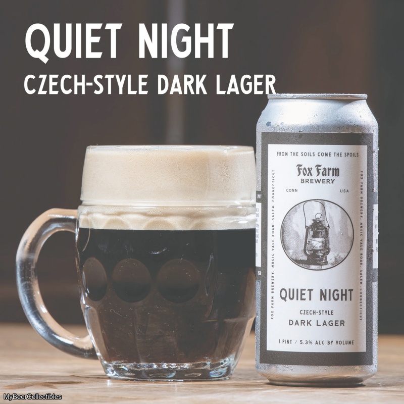 Fox Farm Brewery -- Quiet Night Czech Dark Lager (Tmave) -- Nov 5th