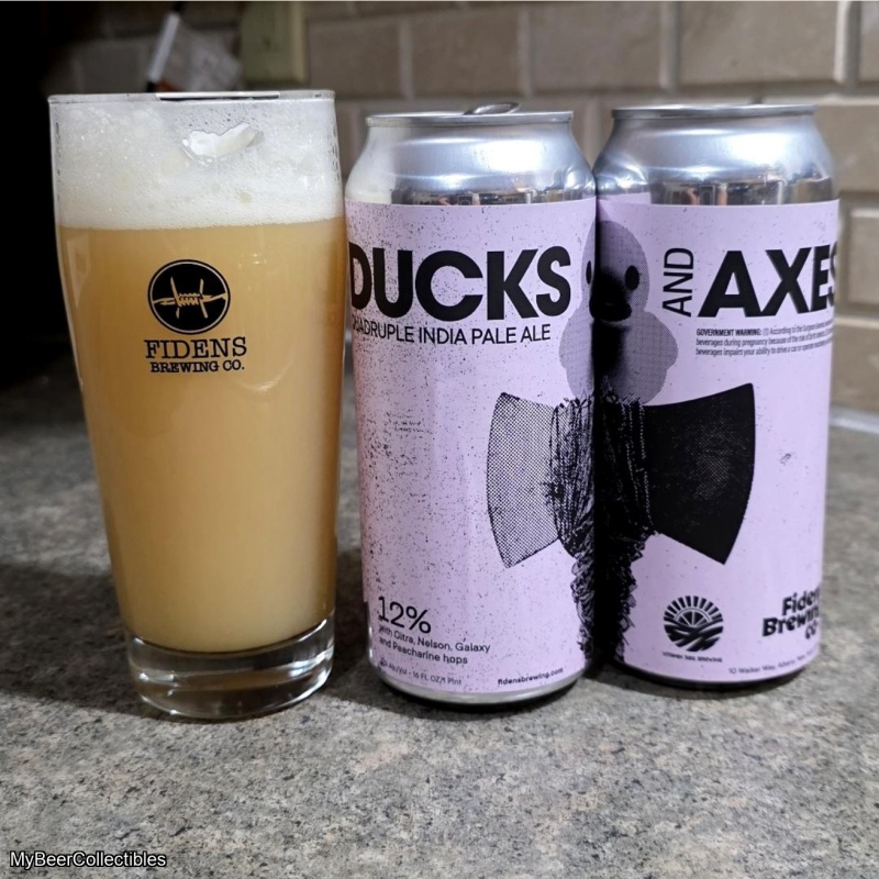 Fidens + Vitamin Sea -- Quad Ducks and Axes [12% Quad IPA] -- Nov 24th