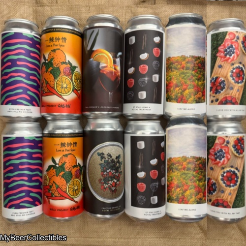 12 Pack Evil Twin NYC Excellent Fruited Sours + Leaf Me Alone TIPA