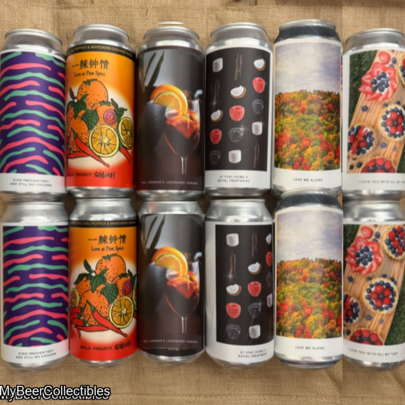 12 Pack Evil Twin NYC Excellent Fruited Sours + Leaf Me Alone TIPA