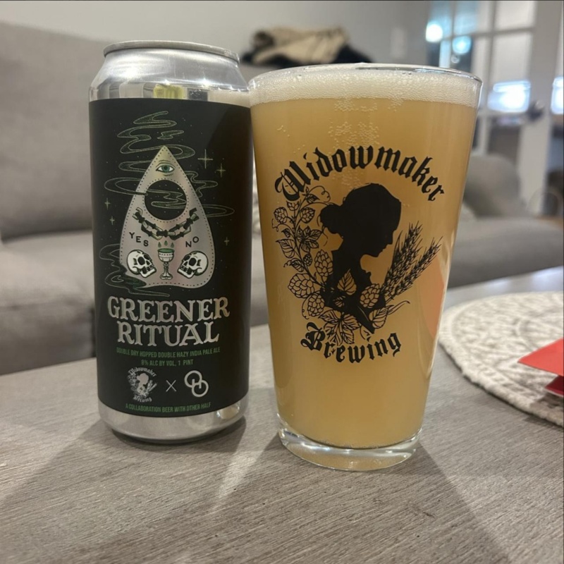 Widowmaker + Other Half -- DDH Greener Ritual [DDH DIPA 8% Citra Riwaka Rakau // Cryo + Kief] -- Feb 4th