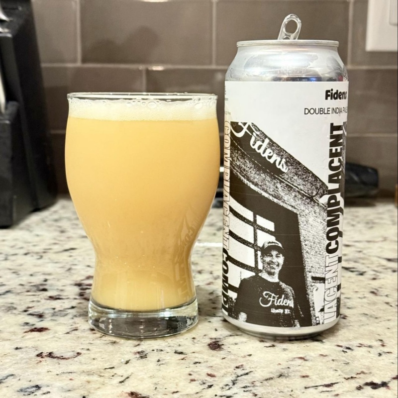 Fidens -- Complacent [8.5% DIPA w. Nelson + Nectaron Hops] -- Feb 27th