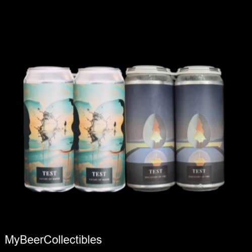 4 Pack TEST Newest Hops Nature of Water DIPA + Discovery of Fire 2nd Edition TIPA