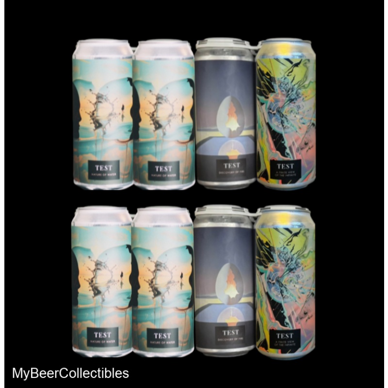 8 Pack TEST Newest Hops Nature of Water DIPA + Discovery of Fire 2nd Edition TIPA + A Finite View of the Infinite DIPA