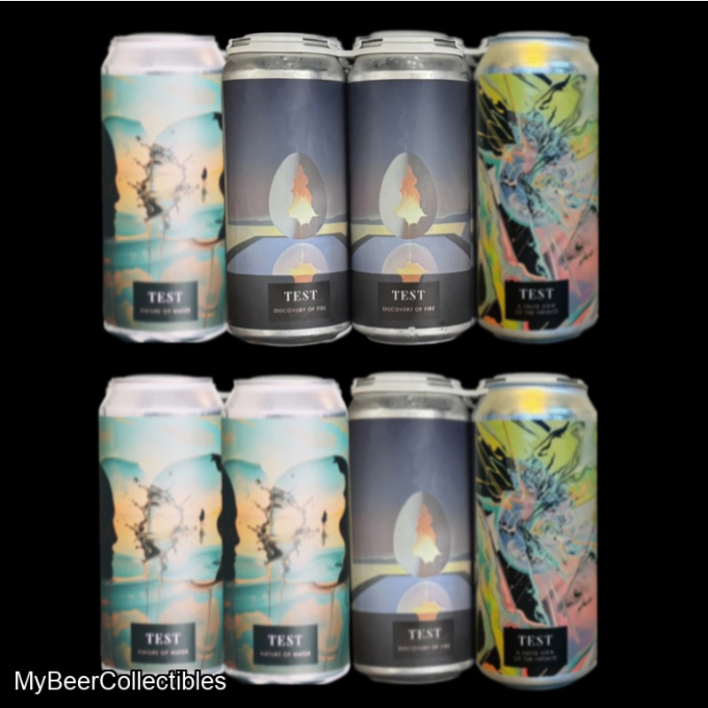 8 Pack TEST Newest Hops Nature of Water DIPA + Discovery of Fire 2nd Edition TIPA + A Finite View of the Infinite DIPA
