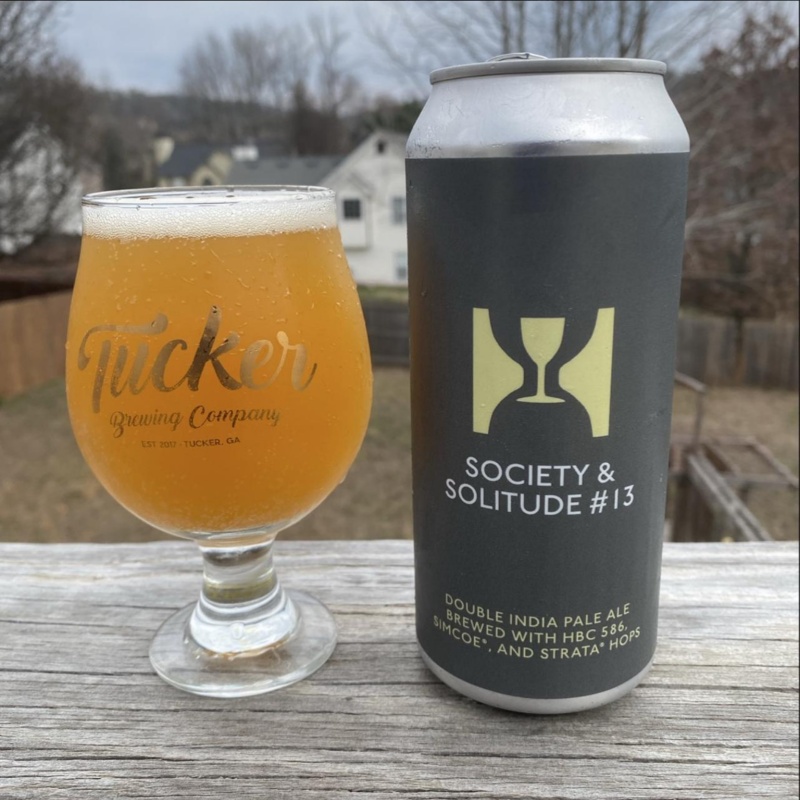 Hill Farmstead -- Society & Solitude #13 [8% Hazy w. American Hop Blend] -- April 8th