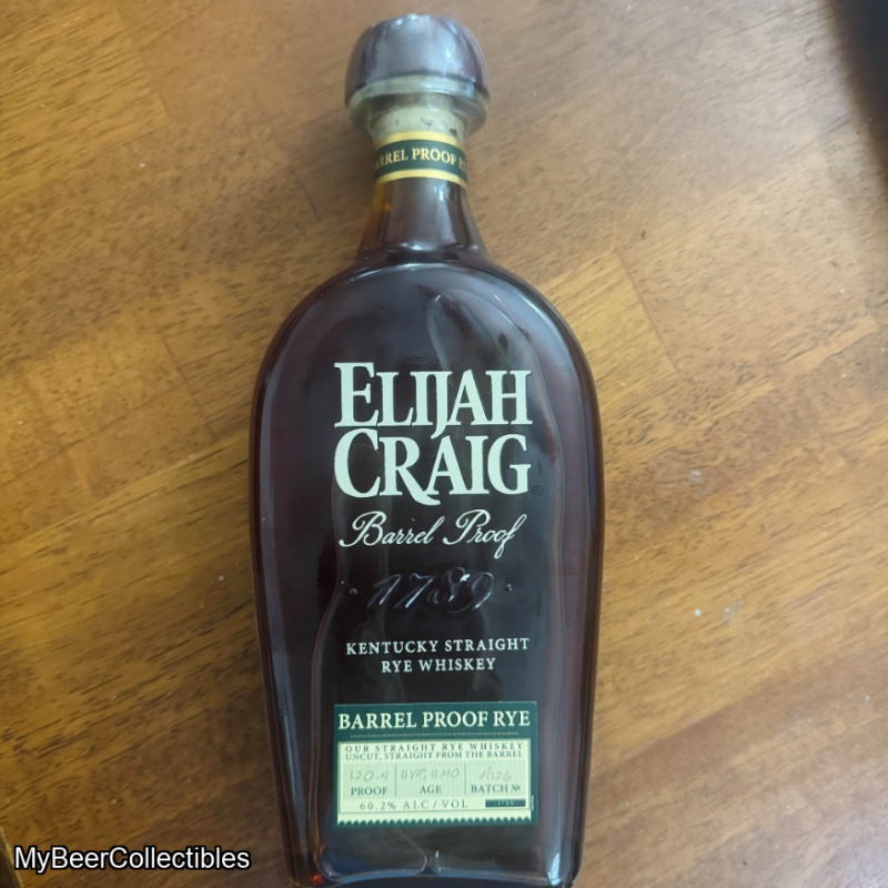 Elijah Craig Barrel Proof Rye Batch A126